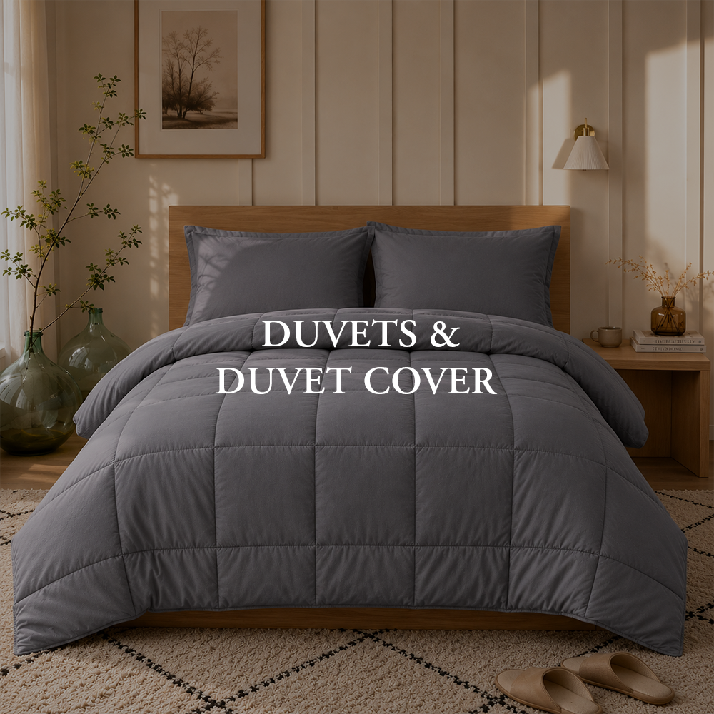 DUVETS & DUVET COVERS