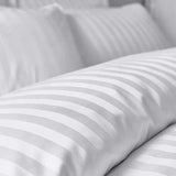 White Striped Duvet Cover