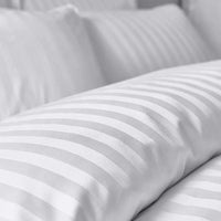 White Striped Duvet Cover