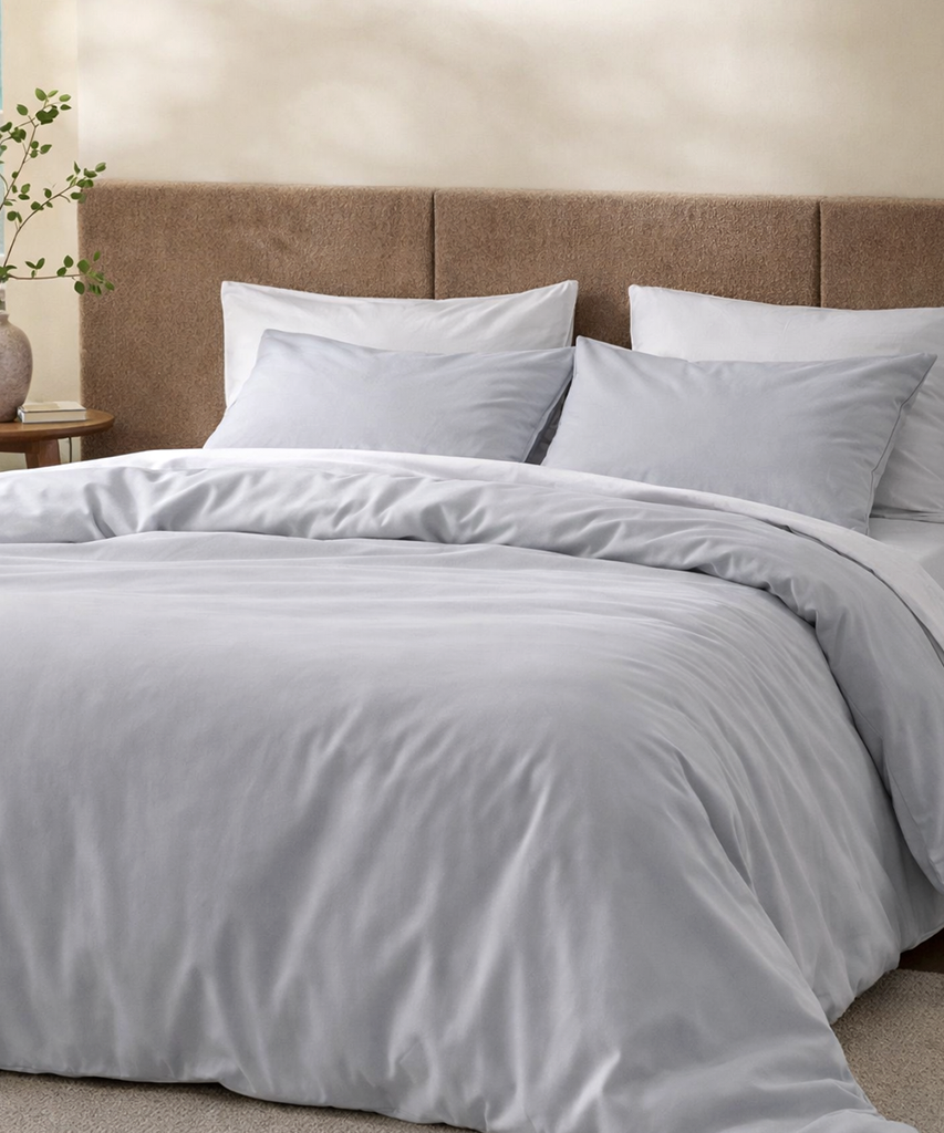 Grey Soft Duvet Cover