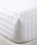 White Luxury Stripped Sheet