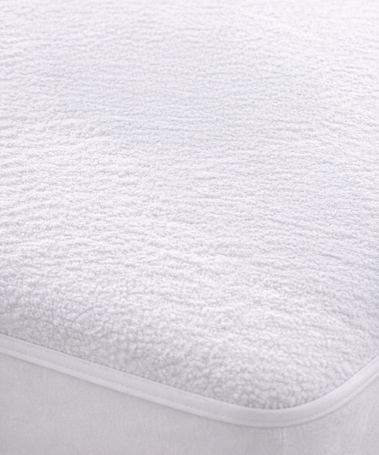 White Cotton Mattress Protector