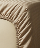 Beige Luxury Stripped Sheet