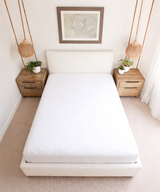 White Cotton Mattress Protector