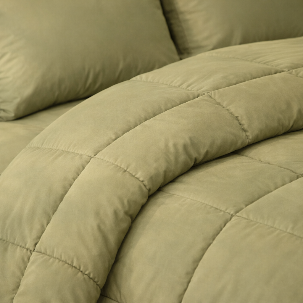 Light Olive Winter Duvet