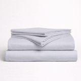 Grey Percale Flat Sheet