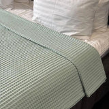 Mint WAFFLE Coverlet