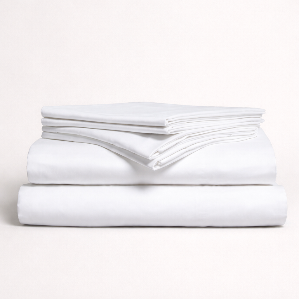 White Percale Flat Sheet