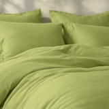 Light Olive Soft Duvet Cover