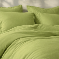 Light Olive Soft Duvet Cover