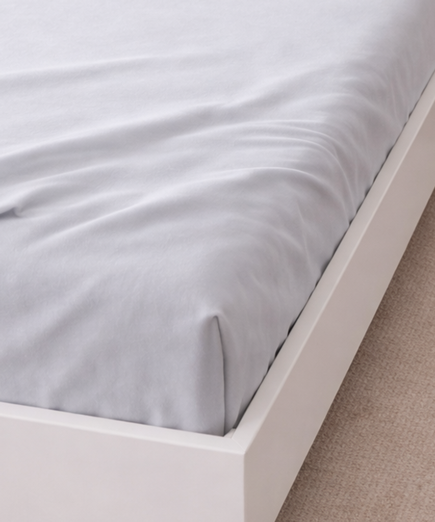 Grey Soft Cotton Percale Sheet