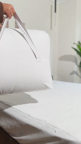 White Thick Mattress Topper