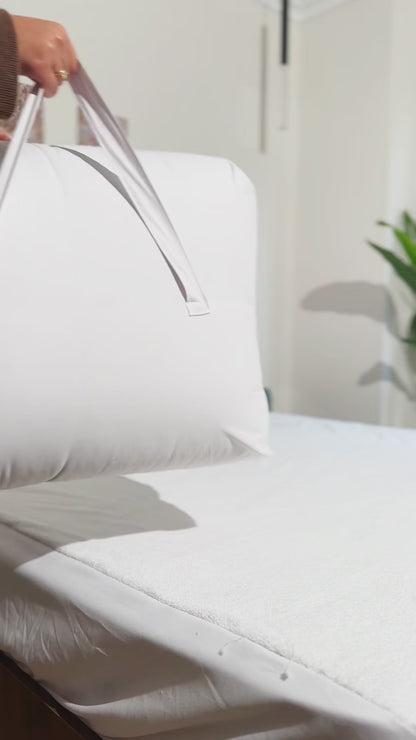 White Thick Mattress Topper