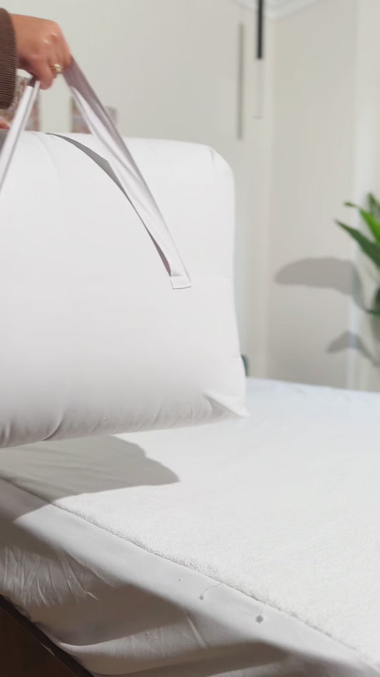 White Thick Mattress Topper